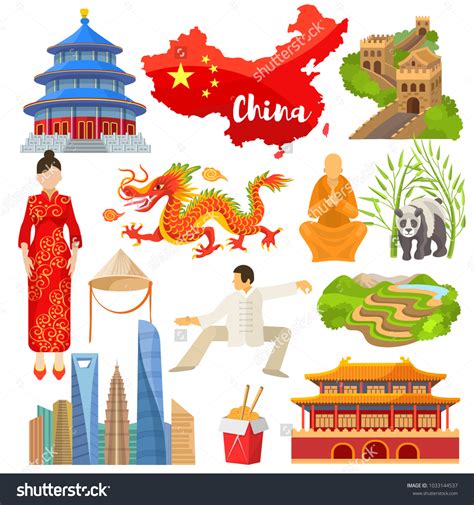 China vectorial cultura china en Asia: vector de stock (libre de regalías) 1033144537 | Shutterstock