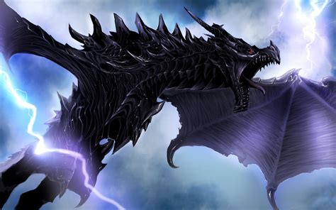 🔥 [20+] Cool Lightning Dragon Wallpapers | WallpaperSafari