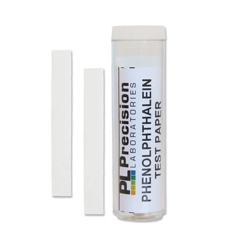 Phenolphthalein Test Paper - Precision Laboratories Test Strips