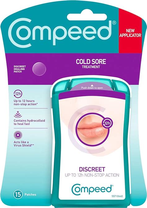 Compeed Cold Sore Patch, 30 Patches (2 Packs of 15 Patches): Amazon.co.uk: Health & Personal Care