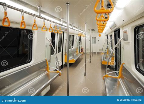 Interior Of A Subway Train Royalty Free Stock Photography - Image: 26688087