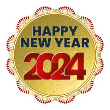 Happy New Year 2024 Wallpaper PNG Transparent Images Free Download | Vector Files | Pngtree