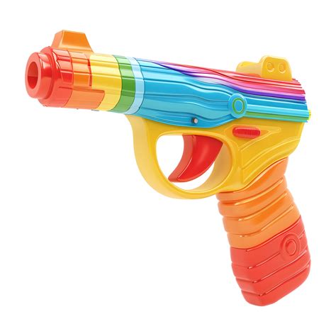 AI generated 3D Rendering of a Plastic Toy Gun on Transparent Background - Ai Generated 40525151 PNG
