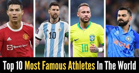 Who Is The Most Famous Athlete In 2023 - SportsUnfold