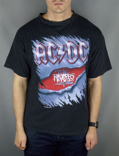 Vintage AC DC The Razors Edge 1990 t shirt - Gem