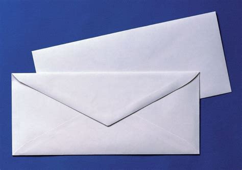 White Official Envelopes Pack Of 50 Envelopes