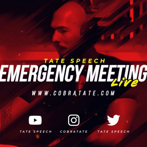 EMERGENCY MEETING Podcast - Ep.12 – Tate Speech – Podcast – Podtail