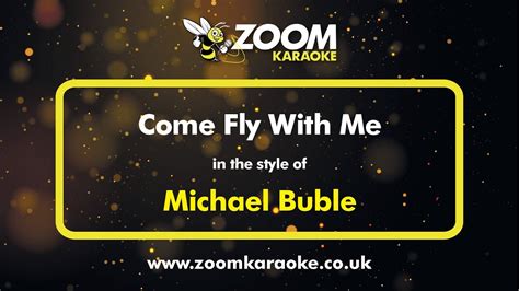 Michael Buble - Come Fly With Me - Karaoke Version from Zoom Karaoke - YouTube