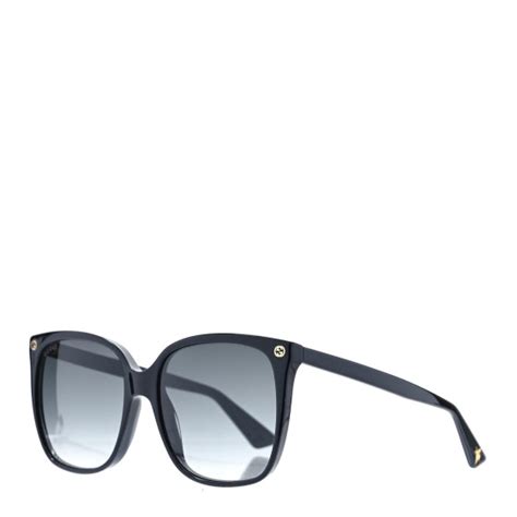 GUCCI GG Sunglasses GG0022S Black 1154757 | FASHIONPHILE