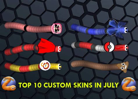 Top 10 Slither.io Custom Skins in August - SlitherPlus.io