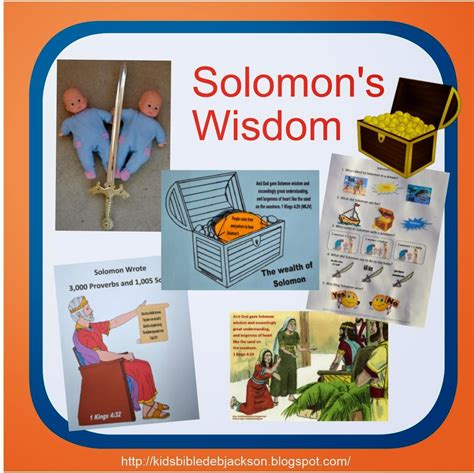 Bible Fun For Kids: Solomon's Wisdom