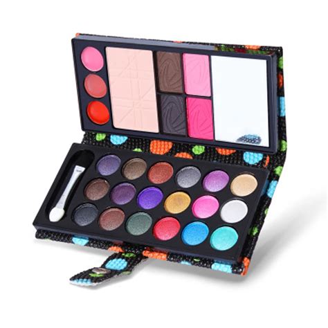 Multicolor Eyeshadow Natural Waterproof Make Up Blush Eyebrow Powder Eye Shadow Makeup Palette ...