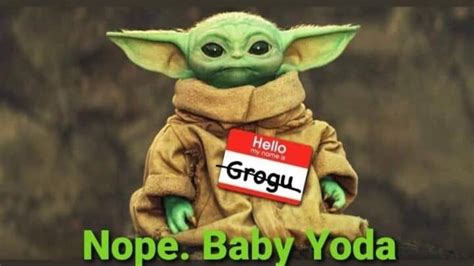 Best Grogu Baby Yoda Name Memes