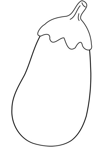 Eggplant coloring page | Free Printable Coloring Pages