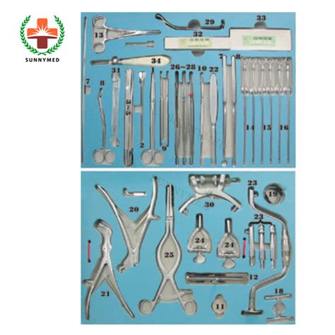 SA0050 Emergency Brain Surgery Equipment Hospital Skull Surgery Instrument Set - Surgical ...