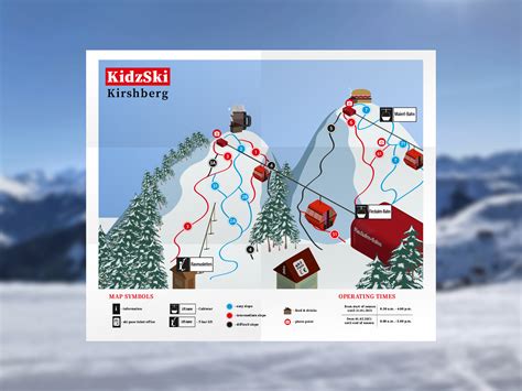 ski map by Naomi Perman on Dribbble