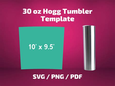 Tumbler Template Hogg 30 Oz Graphic by bambina33334 · Creative Fabrica