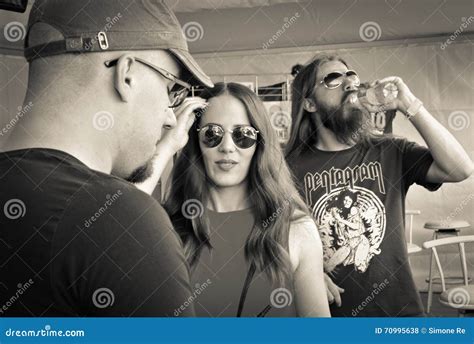 Epica metal band editorial stock photo. Image of delahaye - 70995638