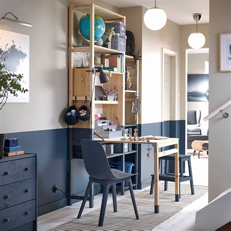 Bureau à domicile fonctionnel dans un espace étroit - IKEA