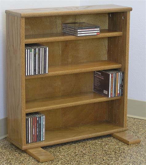 DVD Storage Cabinets with Doors - Oak, Maple & more