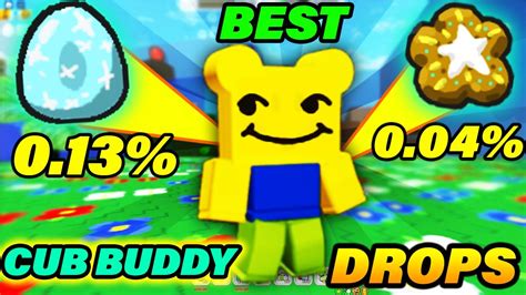 🐻🎁What is the RAREST CUB BUDDY Drops Bee Swarm Simulator? cub buddy ...