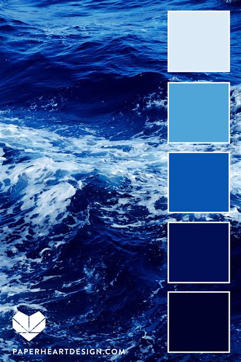 Color Palette: True Blue — Paper Heart Design