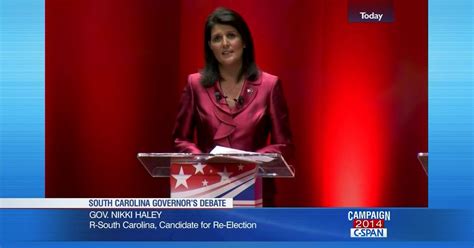 User Clip: Nikki Haley on the Confederate Flag 2014 Gov Debate | C-SPAN.org