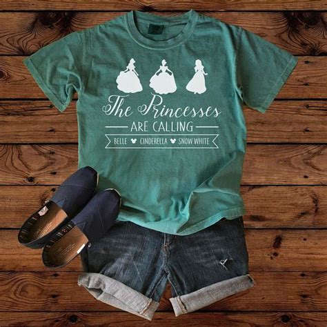 Disney Shirts - The Princesses are Calling - Comfort Colors - Disney ...