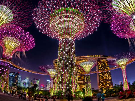 Marina Bay Singapore Night Out with Stops at Gardens by the Bay & Sands ...