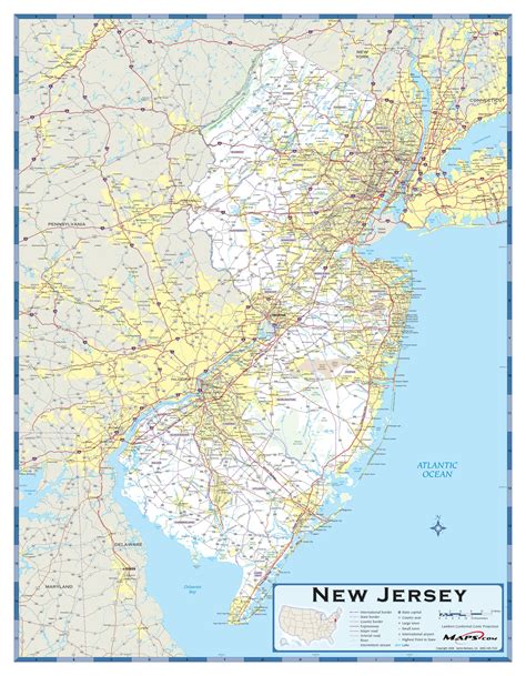 New Jersey Road Map