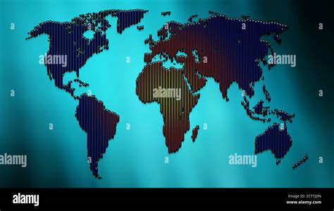 Blue Blank World Map Royalty Free Vector Image - vrogue.co