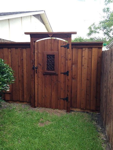 Image result for Images of Privacy fence gates in Texas | Wooden garden ...