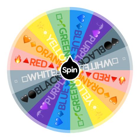 Colour wheel | Rainbow | Colour randomizeR | Random colours | Spin the Wheel - Random Picker