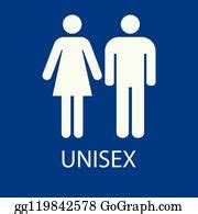 900+ Royalty Free Unisex Restroom Vector Door Sign Clip Art - GoGraph