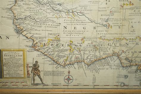 1747 British Map Showing the Kingdom of Judah on the West Coast of Africa at 1stDibs | negroland ...