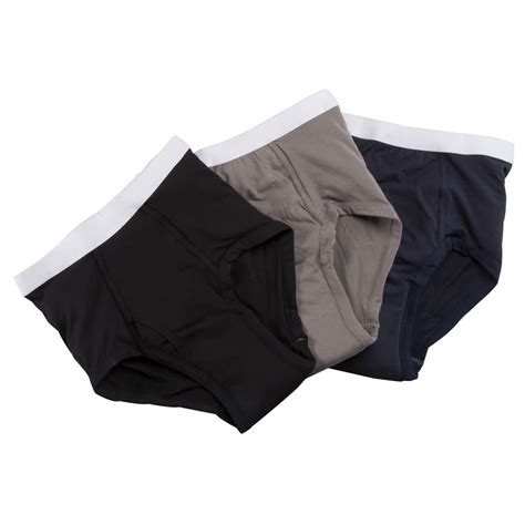 Men's 20 oz. Incontinence Briefs, 3-Pack, Assorted Colors - Walmart.com