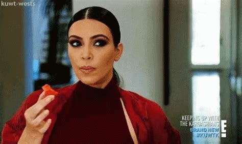 Kim Kardashian GIF - Kim Kardashian Food - Discover & Share GIFs