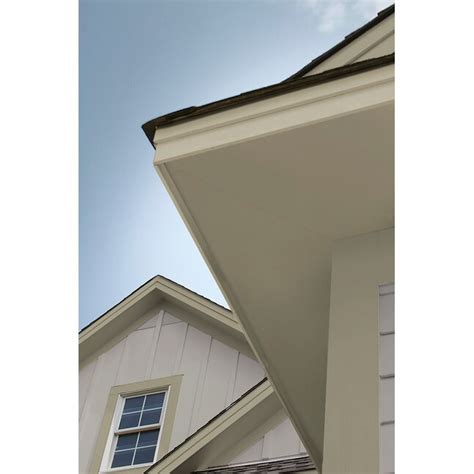 James Hardie 16-in x 144-in Statement Collection HZ10 Monterey Taupe Fiber Cement Solid Soffit ...