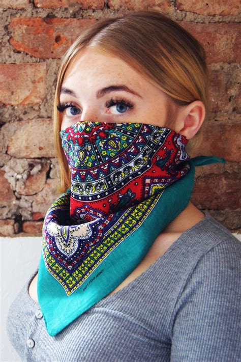 6 pack fashion protective face mask | Fashion, Paisley, Bandana