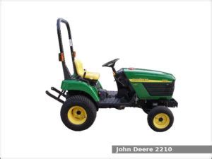 John Deere 2210 utility tractor: review and specs - Tractor Specs