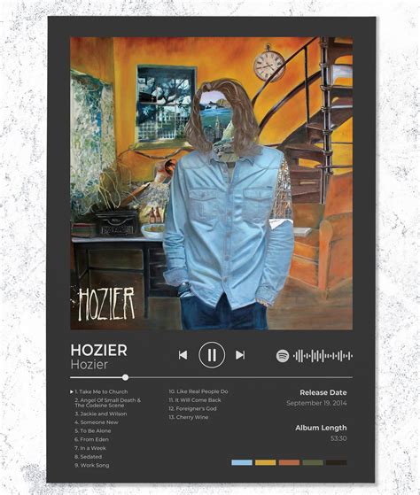 Hozier Poster Hozier Album Cover digitaler Download Album | Etsy