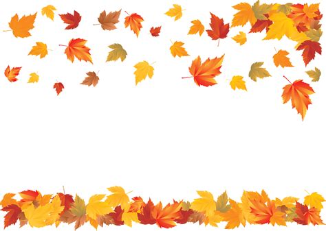 Download HD A Carpet Of Falling Leaves - Transparent Background Autumn Leaves Clipart ...