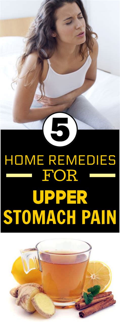 5 Home Remedies For Upper Stomach Pain - eflstend