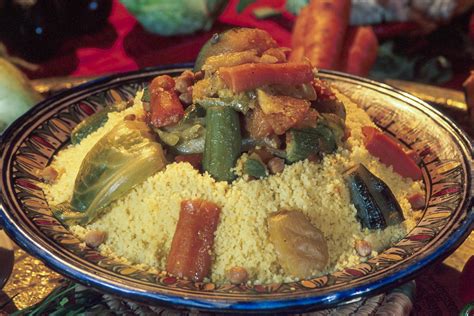 Moroccan Couscous With Meat and Seven Vegetables Recipe