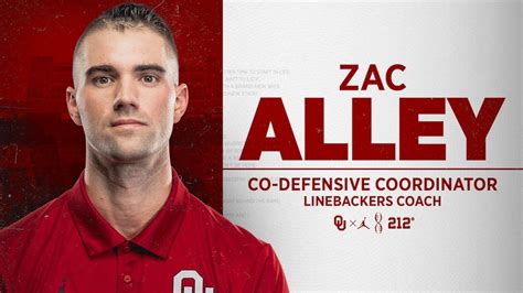 OU Football Announces Zac Alley As Co-Defensive Coordinator ...