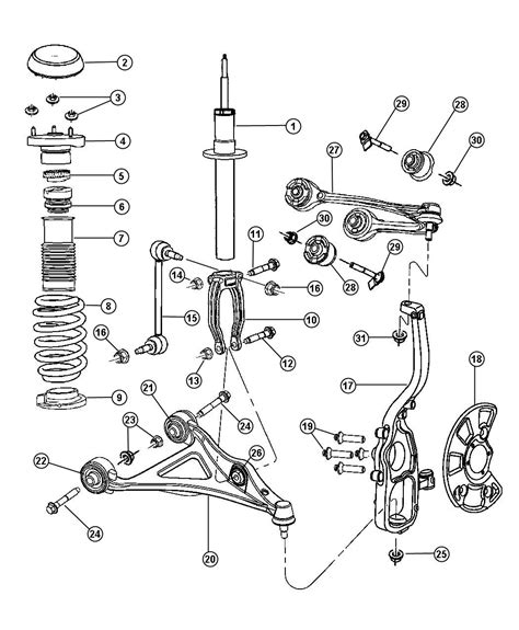 Dodge Ram 2500 Front Suspension Diagram