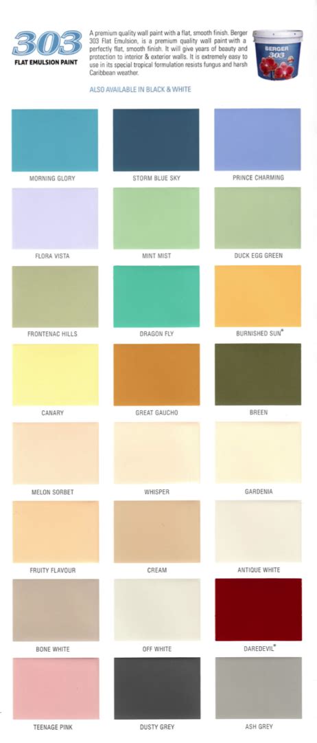 Berger Paint Color Chart Paint Colors | Images and Photos finder