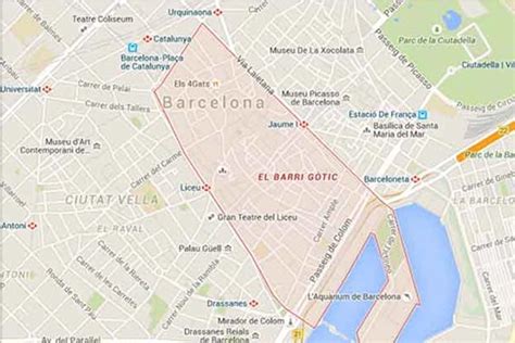 Barrio Gótico de Barcelona - El distrito histórico de Barcelona