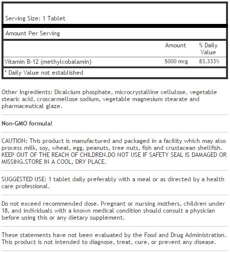 Vitamin B-12 5,000mcg – Vitakem