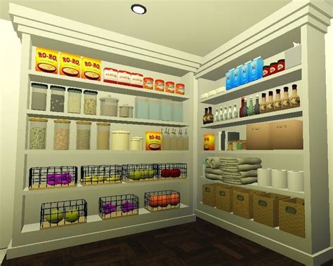 ♡Bloxburg pantry ideas♡ | Small house layout, House floor design, House ...